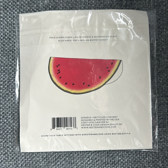 Hester & Cook
“WATERMELON"
INCLUDES 12 TENTED PLACECARDS - Picture 5 of 6